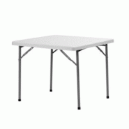 ZOWN Table carrée pliante 91 x 91 cm XXL 90 Classic - gris plastique SP-BT-36 ZOWN Table carrée pliante 91 x 91 cm XXL 90 Classic - gris plastique SP-BT-36