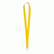 25x Lanière Jaune avec Crochet Métallique Pivotant - 5601316103277