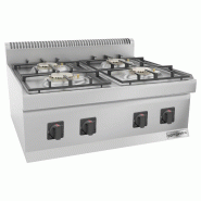 Cuisinière à gaz - 16 kW - 4 brûleurs  - Mario 600 | GGM -GHK66-E