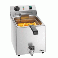 Friteuse électrique à poser SNACK III Plus - 1 cuve - 9 L - avec robinet de vidange | Bartscher