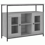 Helloshop26 - Buffet bahut commode armoire meuble de rangement organisateur cuisine salle de séjour salon sonoma 100 x 35 x 80 cm 02_0036251 - 300021 Helloshop26 - Buffet bahut commode armoire meuble de rangement organisateur cuisine salle de séjour salon sonoma 100 x 35 x 80 cm 02_0036251 - 300021