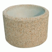 JARDINIÈRE RONDE EN BÉTON JARDINIÈRE RONDE EN BÉTON