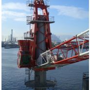 Mtc 2600 grue portuaire offshore - liebherr - capacité de levage max 100t