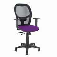 Piqueras y Crespo Silla Alocén traslack malla negra asiento bali morado brazos regulables - violet multi-matériau 345TKM840B760B10CRN Piqueras y Crespo Silla Alocén traslack malla negra asiento bali morado brazos regulables - violet multi-matériau 345TKM840B760B10CRN