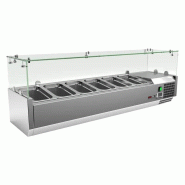 RM GASTRO Vitrine refrigerée de comptoir 5 x GN 1/4 REDFOX - MCH 4120 - REDFOX - 0615402906203