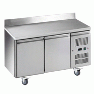 Table desserte positive adossée GN 1/1 profondeur 700 - 2 portes | L2g - GN2200TN