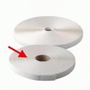 Velcro femelle adhésif 25m - rouleau blanc