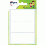 AVERY Lot de 100 21 étiquettes multi-usages blanches, format 75 x 34 mm - 5014702028779