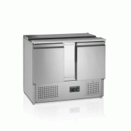 Comptoir pour saladette 2 portes ouvert pour bacs 270 litres inox 304 - PSA1045
