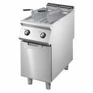 Friteuse électrique sur meuble inox commandes mécaniques avec 2x8 l... - PVS9040FRE88
