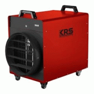 Générateur d'air chaud électrique KRS HE030C - Puissance [kW] 30 - Alimentation [V/Hz] 400/3-50 /IP 24 - Débit d'air [m³/h] 4080 - rouge acier HE030C