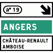 Panneau directionnel D31d - Sortie numérotée - Innov - WP Signalisation Panneau directionnel D31d - Sortie numérotée - Innov - WP Signalisation