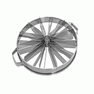 Schneider Diviseur - Découpe-gâteau 12/16 parts, acier inoxydable, Ø 330 mm x 55 mm - inox 120195
