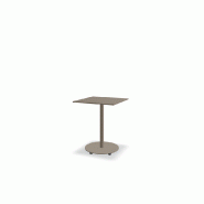 Table de café carrée 60x60 BOLT - marron