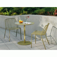 Table d'extérieur Bolt en métal large choix de couleurs Table d'extérieur Bolt en métal large choix de couleurs