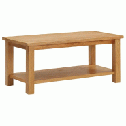 VidaXL Table basse 90x45x40 cm Bois de chêne massif Modèle Apex Concept - 289194