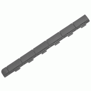 ArtPlast - Finition de dalle, finition mâle 60x5,2x1,3 cm, gris - Collection MARTE - gris plastique polypropylène ZA1961 ArtPlast - Finition de dalle, finition mâle 60x5,2x1,3 cm, gris - Collection MARTE - gris plastique polypropylène ZA1961