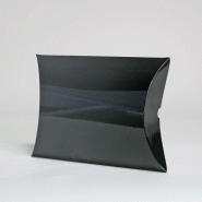 Boîte cadeau berlingot 15x12x3 noir brillant par 100