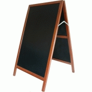 Chevalet de trottoir bois exotique huilé Chevalet de trottoir bois exotique huilé