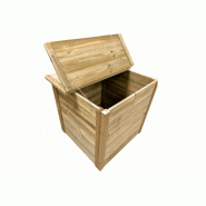 Composteur Eco Bois Droit - 150L à 1000L - Résineux ou Douglas brut/raboté