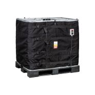 Couverture bâche chauffante pour cuve IBC 1000 L - 1300 W - avec thermostat de 0 à 40°C