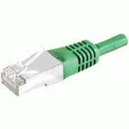 Dexlan cordon rj45 catégorie 6a s/ftp vert - 0,5 m 858345