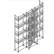 Échafaudage à douilles Condor avec montage rapide et sécurisé.