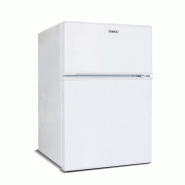 FrigeluX Réfrigérateur double-portes, 90 L net, classe énergétique D, blanc RDP96BD - blanc 3541362506078