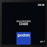 Goodram cx400 gen.2 2.5" 256 gb serial ata iii 3d tlc nand - ssdpr-cx400-256-g2