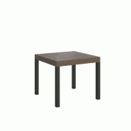 Itamoby Table extensible Everyday 90/246x90 cm gris tourterelle avec pieds anthracite - beige multi-matériau VE900TAEVEALL-TT-AN