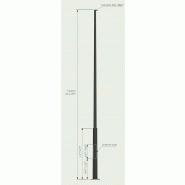 Mât d'éclairage public compo-conique / en acier galvanisé thermolaqué_1