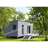 Nice - studio de jardin - id maison bois - toit plat 20m2