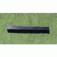 Piquets de schiste gris anthracite 200 cm - 2 bouts sciés