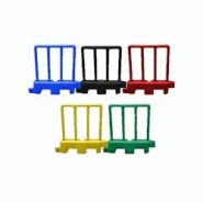 PLAST'UP ROTOMOULAGE Barrière de sécurité amovible jo 2024- lot de 15 - MULTI - multicolore 0727156537883