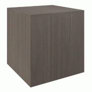 Podium Cage noyer foncé 45x45x45cm