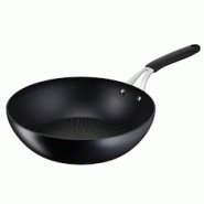 Poêle wok Tempra antiadhésif 28 cm - Noir Rond Aluminium Lagostina 48.4x28.6 cm - 8002531993631 Poêle wok Tempra antiadhésif 28 cm - Noir Rond Aluminium Lagostina 48.4x28.6 cm - 8002531993631