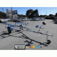 Porte-bateau pneumatique - SW265 - PTAC : 500Kg - 1 essieu - Référence D2413 - Patins
