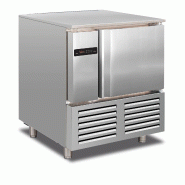 Refroidisseur à air 5 bacs GN1/1-EN60x40. Sonde à cœur. Thermostat électronique avec 4 programmes. Dimensions (LxPxH) 80x81,5x85 cm. Klimaitalia A_0