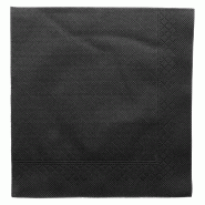 Serviette ouate 4 plis avec bord en relief negro 45x45cm - par 750