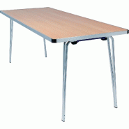 Table pliante effet hêtre Contour Gopak 1830mm - DM600 Table pliante effet hêtre Contour Gopak 1830mm - DM600