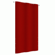 VidaXL Écran de balcon Rouge 120x240 cm Tissu Oxford Modèle Grand Air Nature - 148545
