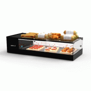 Vitrine réfrigérée Tapas LOGIC - Cuve plane - VTLG4P | Sayl Barcelona - à droite (côté service)