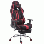 CLP Fauteuil de bureau racing Limit tissu avec ou sans repose-pieds Noir / Rouge/avec repose-pieds - rouge textile 191668163 CLP Fauteuil de bureau racing Limit tissu avec ou sans repose-pieds Noir / Rouge/avec repose-pieds - rouge textile 191668163