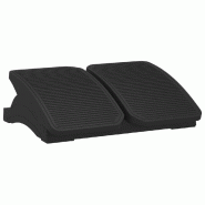 Décoshop26 - Repose-pieds ergonomique de bureau antidérapant 43,5 x 32,5 x 10,5 cm HIPS noir DEC030461 - 3000257927560