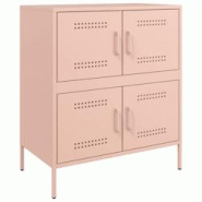 Helloshop26 - Buffet bahut commode armoire meuble de rangement organisateur cuisine salle de séjour salon 68 x 39 x 79 cm acier Rose 02_0036215 - 300 Helloshop26 - Buffet bahut commode armoire meuble de rangement organisateur cuisine salle de séjour salon 68 x 39 x 79 cm acier Rose 02_0036215 - 300