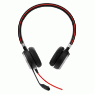 Jabra Evolve 40 Casque Avec fil Arceau Bureau/Centre d'appels USB Type-A Noir