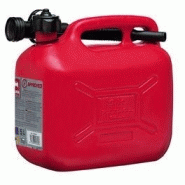 Jerrican gasoil - essence, anti gouttes 6 litres