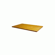 Plateau rectangulaire table intérieur Figari 110x70 en bambou tieinte naturelle