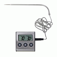 Schneider - Thermomètre, sonde, -26 à +250 °C - gris inox 160054 Schneider - Thermomètre, sonde, -26 à +250 °C - gris inox 160054