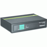 Trendnet TPE-TG50g Non-géré Gigabit Ethernet (10/100/1000) Connexion Ethernet, supportant l'alimenta